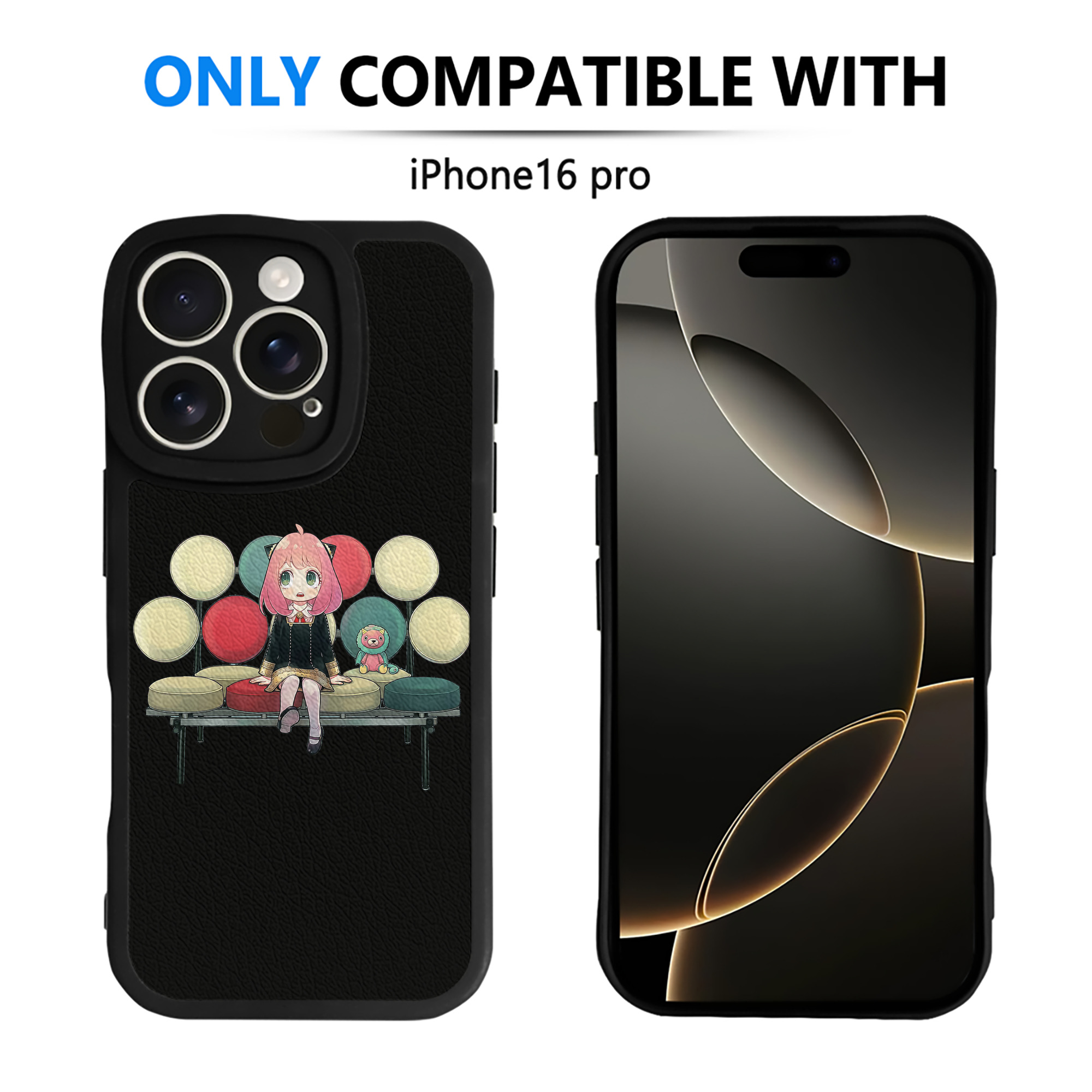 （画像用） SPY×FAMILY间谍家家酒 【iPhone 16シリーズ対応】シリコンスマホケース（レザー調） 材質：シリコン